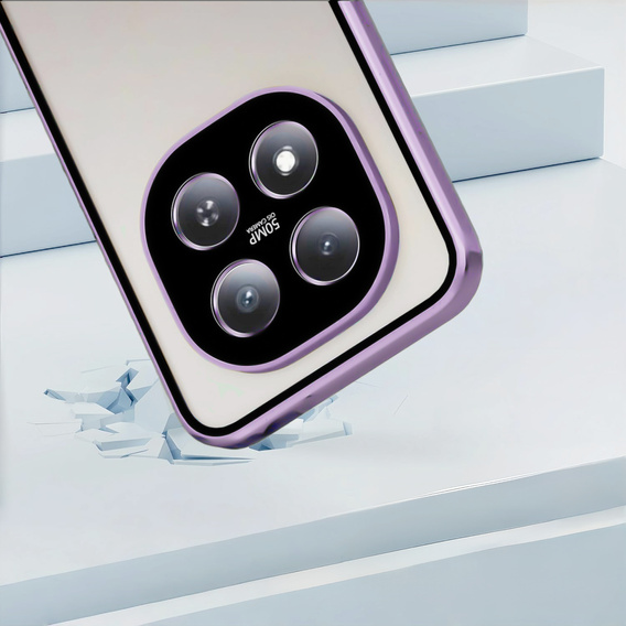 Husă magnetică dublă din sticlă pentru Xiaomi Redmi Note 15 5G / Poco M8 5G