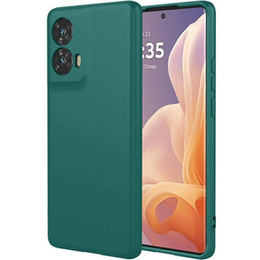Husa pentru Motorola Moto G24 / G24 Power / G04, Silicone Lite, verde închis
