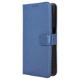 Cu clapetă pentru Samsung Galaxy M15 5G, Wallet Smart Magnet, albastru