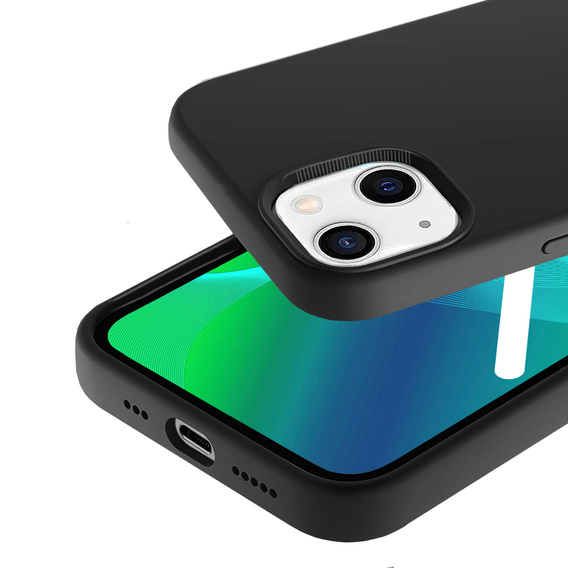 Husa pentru iPhone 14 Plus, Silicone Lite, negru