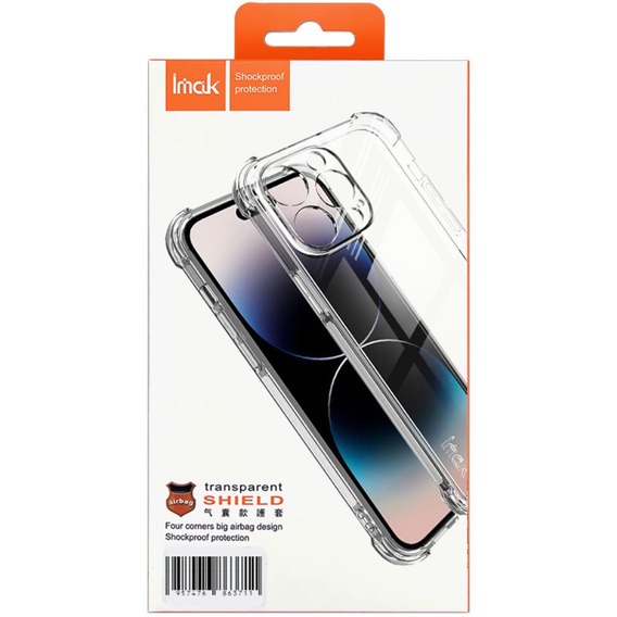 IMAK Huse pentru Xiaomi Redmi Note 13 Pro 5G, Dropproof, transparentă