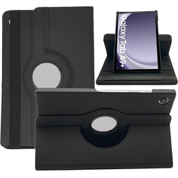 Husă pentru Samsung Galaxy Tab A9+ TB330FU 10.95", rotativă 360, negru