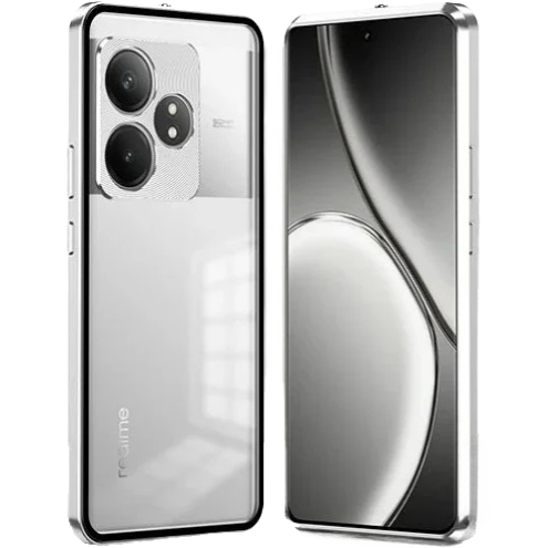 Carcasă pentru Realme GT 6 / 6T, Frame Case, de argint
