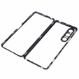 Husa pentru Sony Xperia 1 V, Magnetic Dual Glass, negru