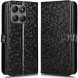 Husa cu clapetă pentru Motorola Edge 60 Pro, Wallet Rhombus, negru