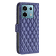 Cu clapetă pentru Xiaomi Redmi Note 13 Pro 5G, Wallet, BINFEN COLOR, albastru