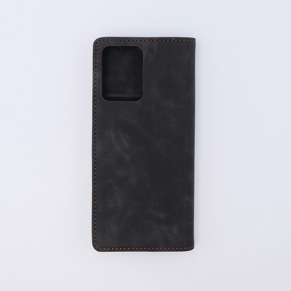 Husă pentru Xiaomi Redmi Note 12 5G / Poco X5 5G, ERBORD Vintage, portofel cu clapetă, negru