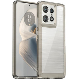 Huse pentru Motorola Edge 50 Pro, Fusion Hybrid, transparent / gri