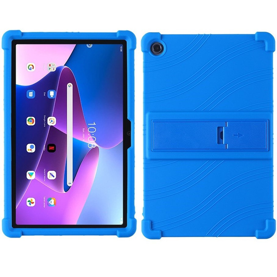 Silicon husă pentru Lenovo Tab M10 Plus 10.6 Gen 3 TB-125F TB-128F, Impact, armat, albastru închis