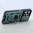 Husă blindată pentru Xiaomi Redmi 12, CamShield Slide, verde