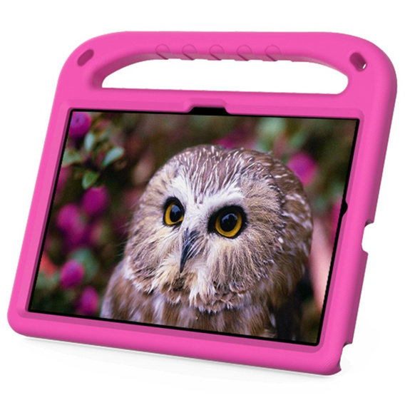 Husă pentru copii pentru Samsung Galaxy Tab A8 10.5, husă pentru copii cu mâner, roz