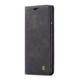 Husa CASEME pentru Samsung Galaxy A50, Leather Wallet Case, negru
