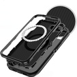 Carcasă cu ramă pentru iPhone 16E, pentru MagSafe, negru