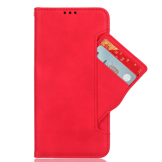 Cu clapetă pentru Xiaomi 14 Ultra, Card Slot, roșu