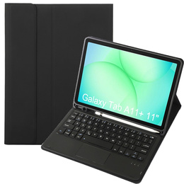 Husă cu tastatură Bluetooth și touchpad pentru Samsung Galaxy Tab A11+
