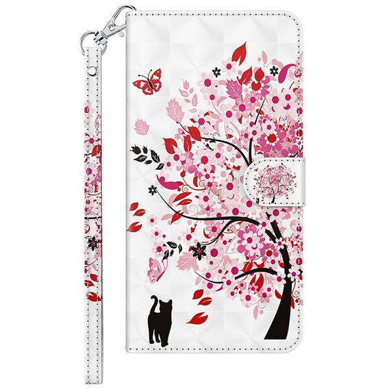 Cu clapetă pentru Xiaomi Redmi 13C / Poco C65, Wallet, Cat & Tree