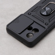 Husă blindată pentru Motorola Moto G84 5G, CamShield Slide, negru