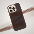 Carcasa BENKS Kevlar pentru iPhone 16 Pro, pentru MagSafe, Carbon Fiber, maro