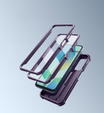 Husă blindată pentru Samsung Galaxy A16, Dexnor Full Body (Two Frames), violet