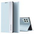 Cu clapetă pentru Samsung Galaxy M33 5G, Side Magnetic, caz albastru