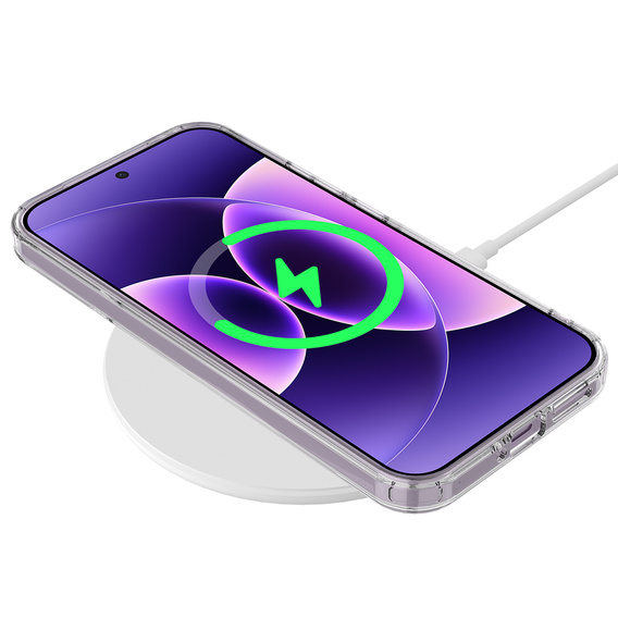 Husă Fusion Hybrid pentru MagSafe pentru Xiaomi 17 Pro, transparentă