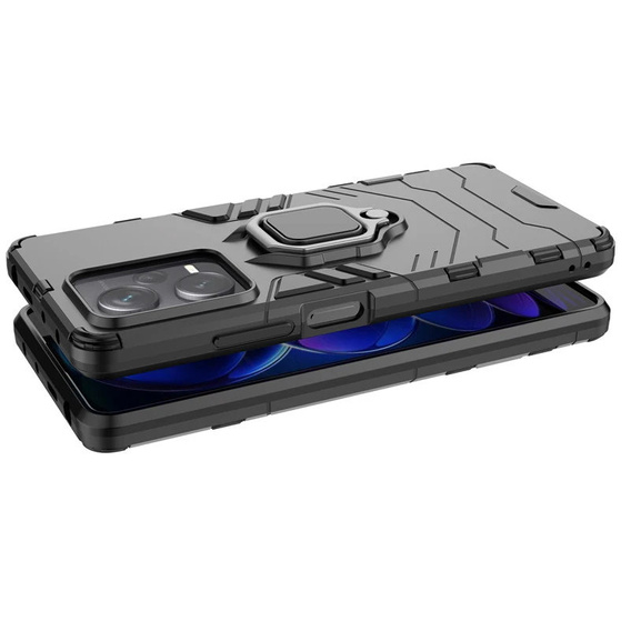 Huse pentru Xiaomi Poco X5 Pro 5G, Kickstand Ring, negru