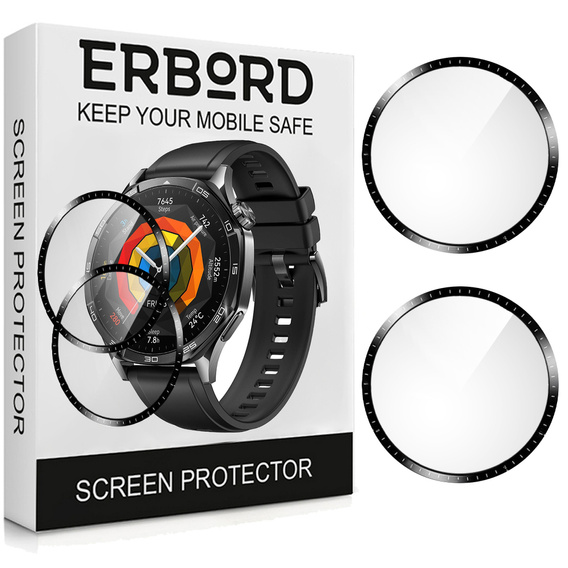 2x ERBORD Hybrid Glass pentru Huawei Watch GT 5 46mm