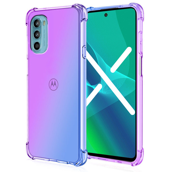 Husa pentru Motorola Moto G52 / G82 5G, Gradient Dropproof, albastru