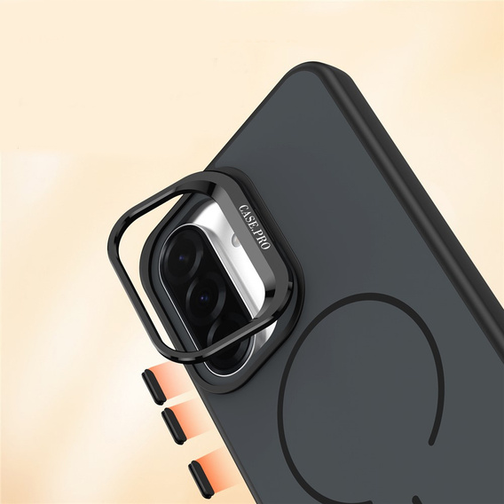 Husă tactilă cu suport MagSafe pentru Samsung Galaxy A57 5G, negru