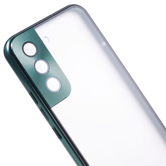 Husa pentru Samsung Galaxy S21, Magnetic Dual Glass, verde