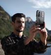Husă blindată pentru Samsung Galaxy A15, Dexnor Full Body (Two Frames), negru