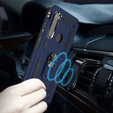 Husă blindată pentru Xiaomi Redmi Note 8T, Nox Case Ring, albastru închis