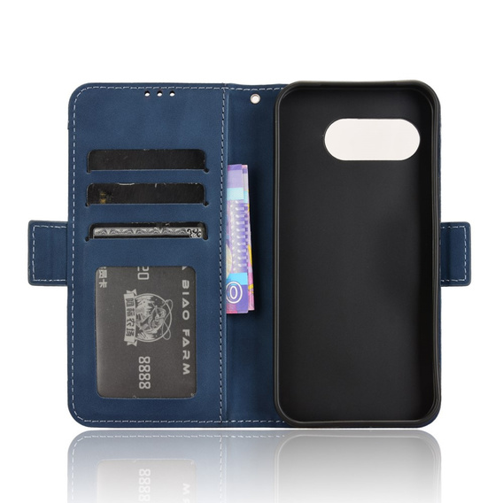 Cu clapetă pentru T Phone 3 5G, Card Slot, albastru închis