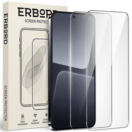 2x sticlă călită pentru Xiaomi 13, ERBORD 9H Hard Glass pe ecran