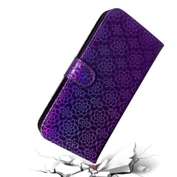 Cu clapetă pentru Oppo A17, Wallet mandala, violet