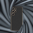 Huse pentru Samsung Galaxy S25 Ultra, GKK Leather, carbon negru