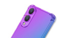 Husa pentru Samsung Galaxy S25 Edge, Gradient Dropproof, Violet / albastru