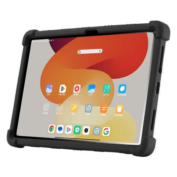 Silicon husă pentru Xiaomi Redmi Pad SE 11", Impact, armat, negru