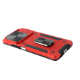 Carcasă blindată pentru Xiaomi Redmi Note 13 5G, CamShield Slide, roșu + sticlă călită 9H