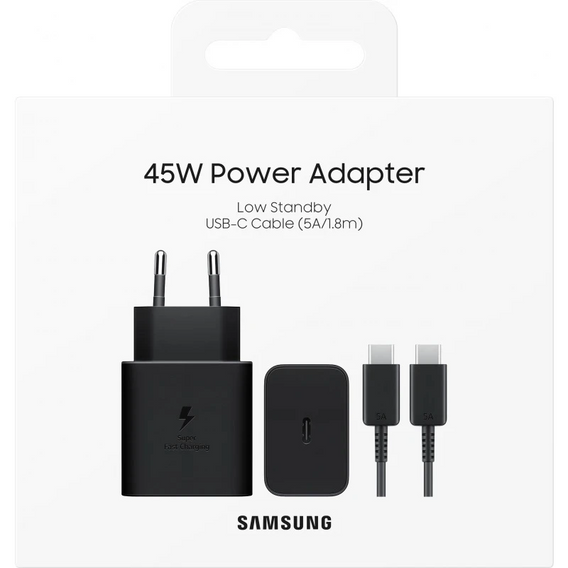 Încărcător de rețea USB-C GaN EP-T4511 de 45 W pentru Samsung Galaxy