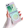 Husă pentru Samsung Galaxy Z Flip7 FE / Z Flip6, Fusion Hybrid Case, pentru MagSafe, multicolor