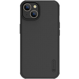 Husa NILLKIN pentru iPhone15 Plus, Frosted Shield, pentru MagSafe, negru