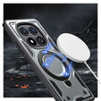 Carcasă pentru Xiaomi Redmi Note 14 Pro 5G /  Poco X7 5G, Military MagSafe, gri + 9H Glass