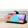Husa cu clapetă pentru Samsung Galaxy Xcover 7, Split Leather, negru