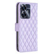 Cu clapetă pentru Realme C55, Wallet, BINFEN COLOR, violet