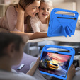 Husă pentru copii pentru Samsung Galaxy Tab S10 Lite / S10 FE / S9 FE, cu mâner, albastru