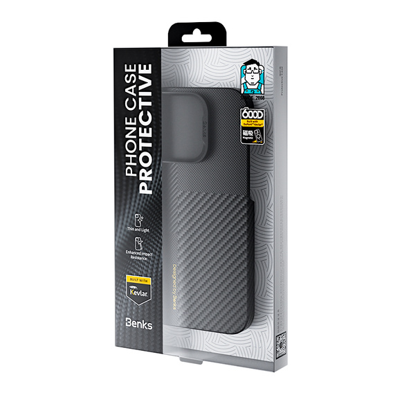 Husă magnetică Benks Montage Magnetic Armor Air (MB66) pentru iPhone 16 Pro Max