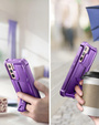 Husă blindată pentru Samsung Galaxy S22, Dexnor Full Body, violet