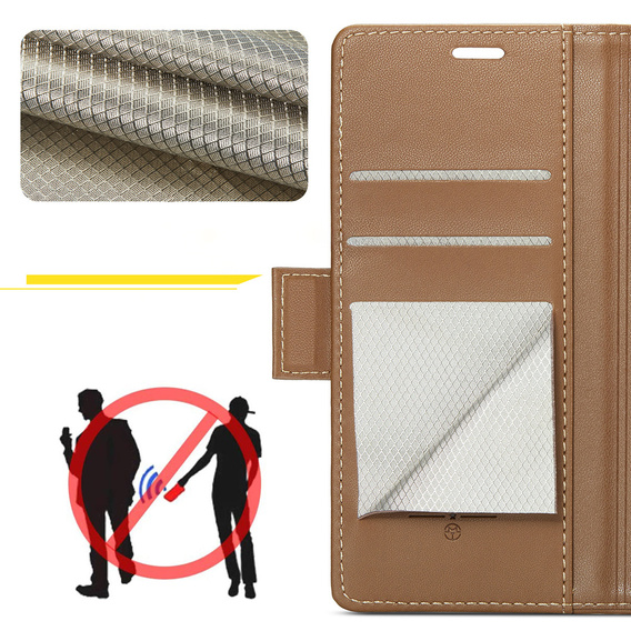 CASEME Litchi Wallet flip caz pentru Samsung Galaxy Z Fold7 5G