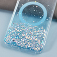 Husă pentru Samsung Galaxy S24, Glittery, pentru MagSafe, albastru